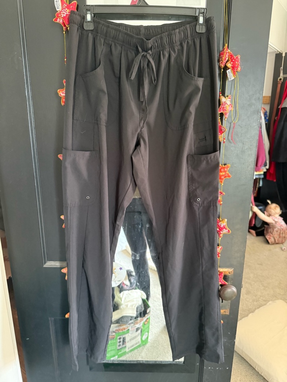 Women's Black Scrub Pants